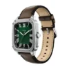 Orologio Crosby a tre lancette con cinturino in pelle marrone