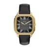 Orologio Crosby a tre lancette con cinturino in pelle nera