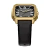Orologio Crosby a tre lancette con cinturino in pelle nera