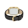 Orologio Crosby a tre lancette con cinturino in pelle nera