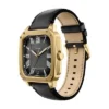 Orologio Crosby a tre lancette con cinturino in pelle nera