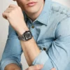 Orologio Crosby a tre lancette con datario in acciaio inossidabile