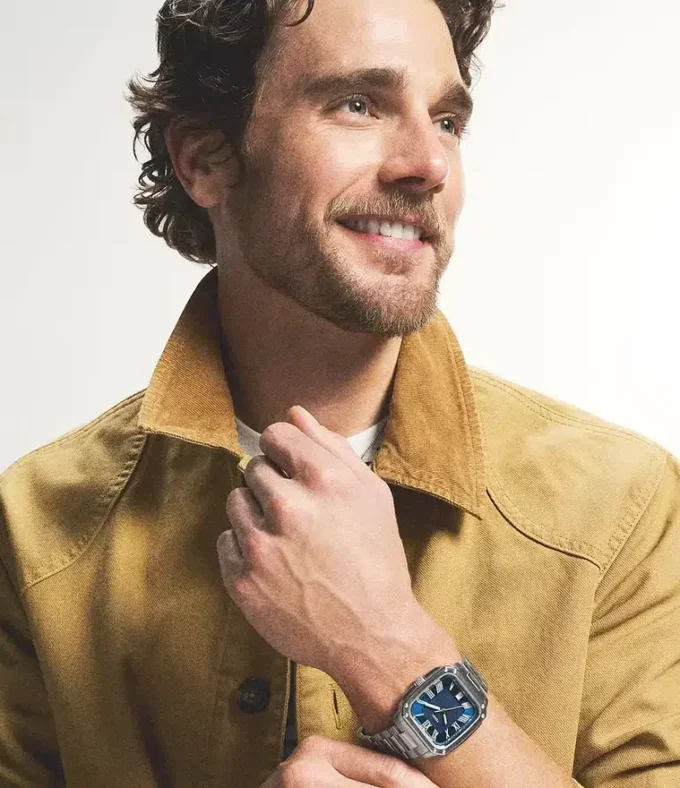Orologio Crosby a tre lancette con datario in acciaio inossidabile