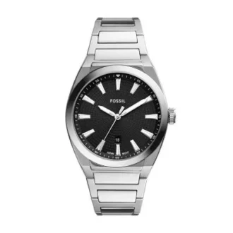 Orologio Everett a tre lancette con datario in acciaio inossidabile
