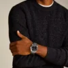 Orologio Everett a tre lancette con datario in acciaio inossidabile