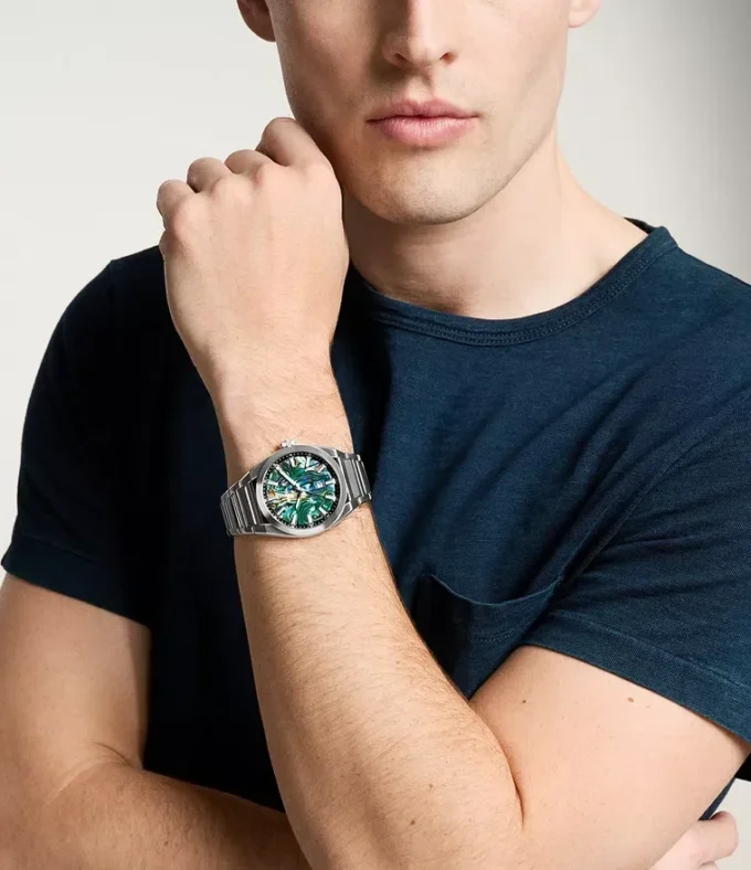 Orologio Everett a tre lancette con datario in acciaio inossidabile