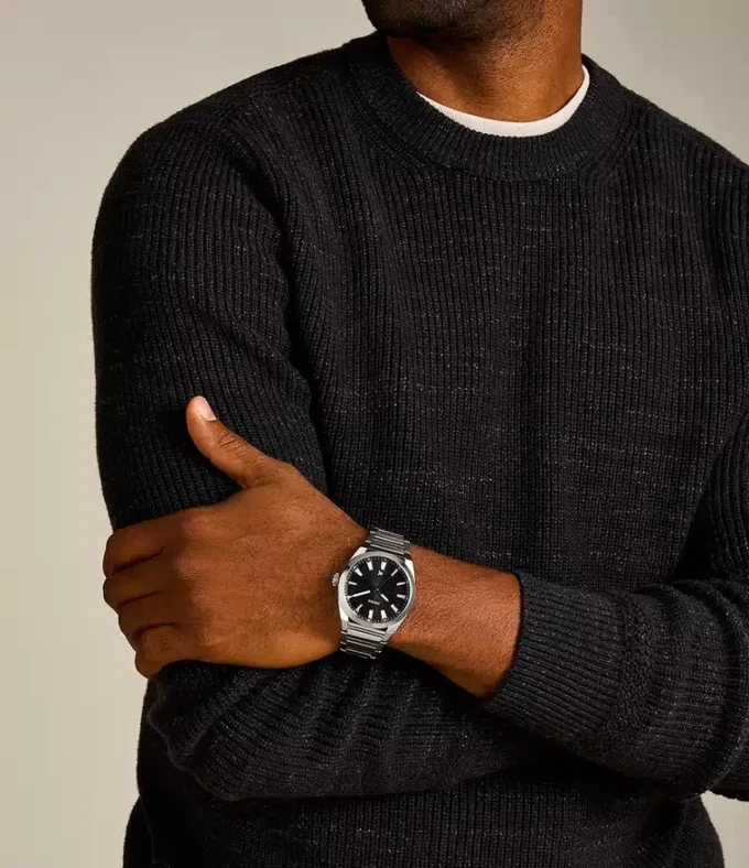 Orologio Everett a tre lancette con datario in acciaio inossidabile