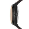 Orologio Everett automatico in pelle LiteHide™ marrone scuro