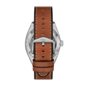 Orologio Everett automatico in pelle marrone