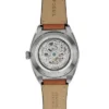 Orologio Everett automatico in pelle marrone
