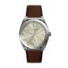 Orologio Everett con tre lancette e datario in pelle marrone