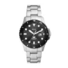Orologio Fossil Blue Dive a tre lancette con datario in acciaio inossidabile