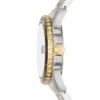 Orologio Fossil Blue Dive a tre lancette con datario in acciaio inossidabile bicolore
