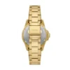 Orologio Fossil Blue Dive a tre lancette in acciaio inossidabile color oro