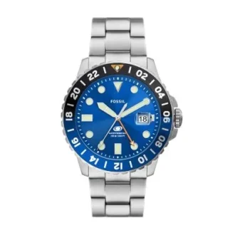 Orologio Fossil Blue GMT in acciaio inossidabile