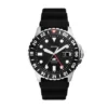 Orologio Fossil Blue GMT in silicone nero