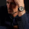 Orologio Fossil Heritage automatico con cinturino in pelle marrone