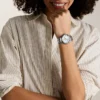 Orologio Gilmore a tre lancette con datario in acciaio inossidabile