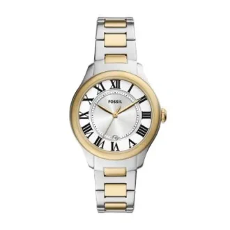 Orologio Gilmore a tre lancette con datario in acciaio inossidabile bicolore