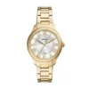 Orologio Gilmore a tre lancette con datario in acciaio inossidabile color oro