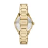 Orologio Gilmore a tre lancette con datario in acciaio inossidabile color oro