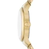 Orologio Gilmore a tre lancette con datario in acciaio inossidabile color oro
