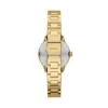 Orologio Gilmore a tre lancette in acciaio inossidabile color oro
