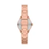 Orologio Gilmore a tre lancette in acciaio inossidabile color oro rosa