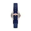 Orologio Gilmore a tre lancette in pelle blu navy