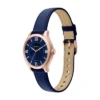 Orologio Gilmore a tre lancette in pelle blu navy