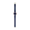 Orologio Gilmore a tre lancette in pelle blu navy