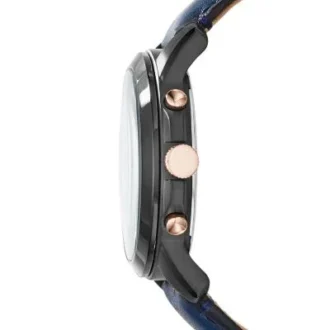 Orologio Grant Chronograph in pelle blu navy
