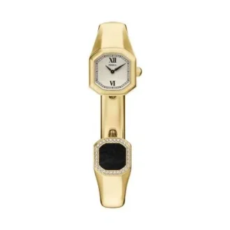 Orologio Harlow a due lancette in acciaio inossidabile color oro