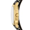 Orologio Harlow a tre lancette con cinturino in pelle nera