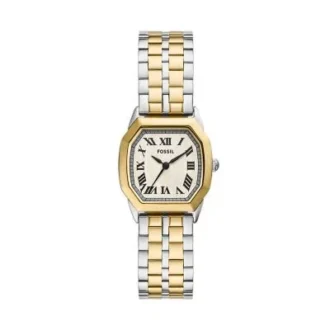 Orologio Harlow a tre lancette in acciaio inossidabile bicolore