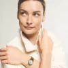 Orologio Harlow a tre lancette in acciaio inossidabile color oro