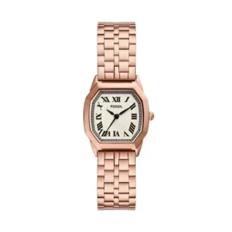 Orologio Harlow a tre lancette in acciaio inossidabile color oro rosa