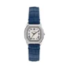 Orologio Harlow a tre lancette in pelle di coccodrillo blu navy