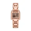 Orologio Harwell a tre lancette in acciaio inossidabile color oro rosa