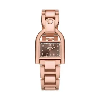 Orologio Harwell a tre lancette in acciaio inossidabile color oro rosa