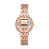 Orologio Jacqueline a tre lancette in acciaio inossidabile color oro rosa