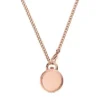 Orologio Jacqueline a tre lancette in acciaio inossidabile color oro rosa con medaglione Orologio Jacqueline a tre lancette in acciaio inossidabile color oro rosa con medaglione