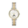 Orologio Jacqueline Sun Moon multifunzione in acciaio inossidabile bicolore