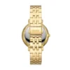 Orologio Jacqueline Sun Moon multifunzione in acciaio inossidabile color oro