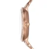 Orologio Jacqueline Sun Moon multifunzione in acciaio inossidabile color oro rosa