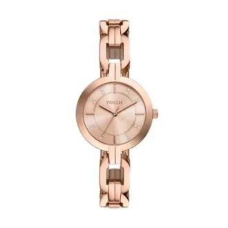 Orologio Kerrigan a tre lancette in acciaio inossidabile color oro rosa