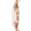 Orologio Kerrigan a tre lancette in acciaio inossidabile color oro rosa