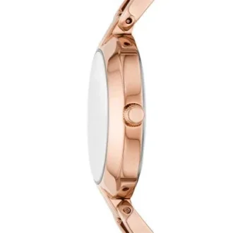 Orologio Kerrigan a tre lancette in acciaio inossidabile color oro rosa