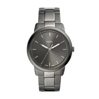 Orologio minimalista a tre lancette in acciaio inossidabile color fumo