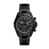 Orologio multifunzione Autocross in acciaio inossidabile nero